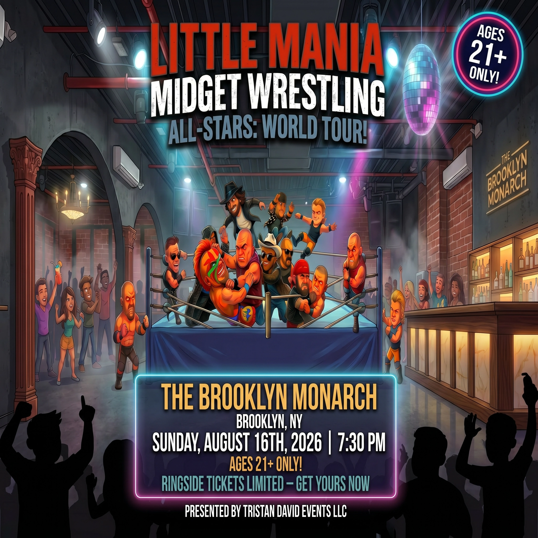 Little Mania: Sunday, August 16th, 2026, at 7:30 PM at The Brooklyn Monarch in Brooklyn, NY!