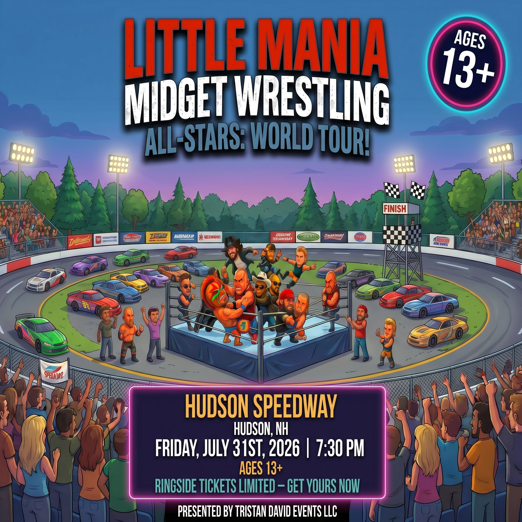 Little Mania: Friday, July 31st, 2026, at 7:30 PM at Hudson Speedway in Hudson, NH!