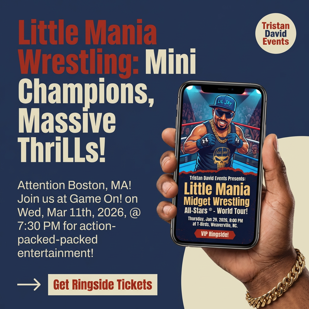Little Mania: Wednesday, March 11th, 2026, at 7:30 PM at Game On! in Boston, MA!