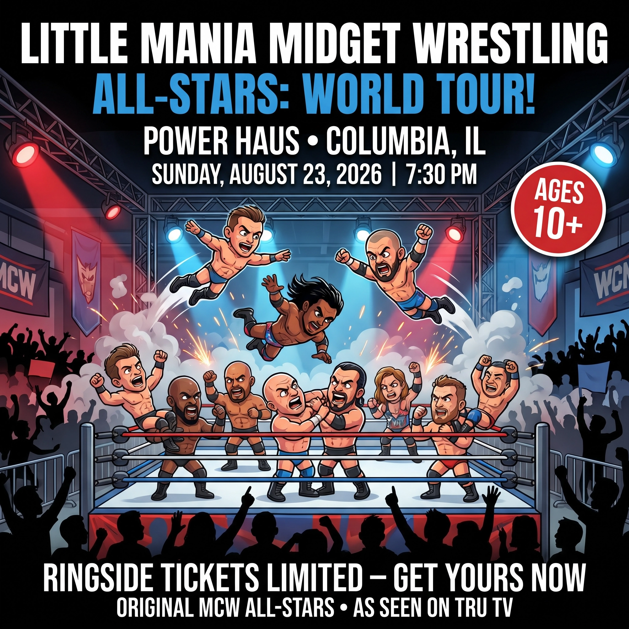 Little Mania: Sunday, August 23rd, 2026, at 7:30 PM at Power Haus in Columbia, IL!