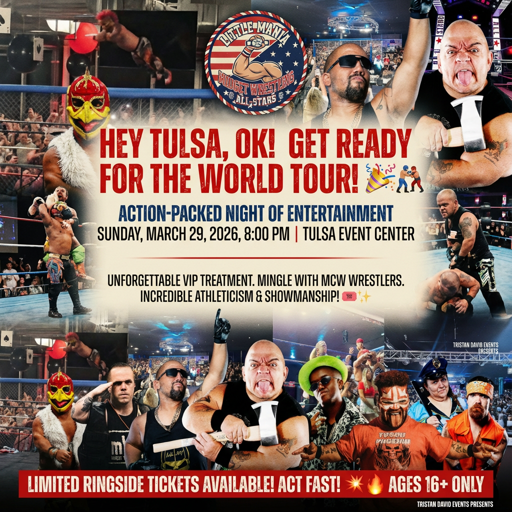 Little Mania: Sunday, March 29, 2026, at 8:00 PM at Tulsa Event Center in Tulsa, OK!