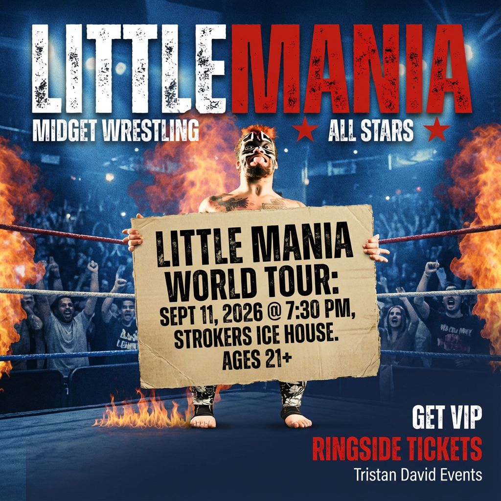Little Mania: Friday, September 11, 2026, at 7:30 PM at Strokers Ice House in Dallas, TX!