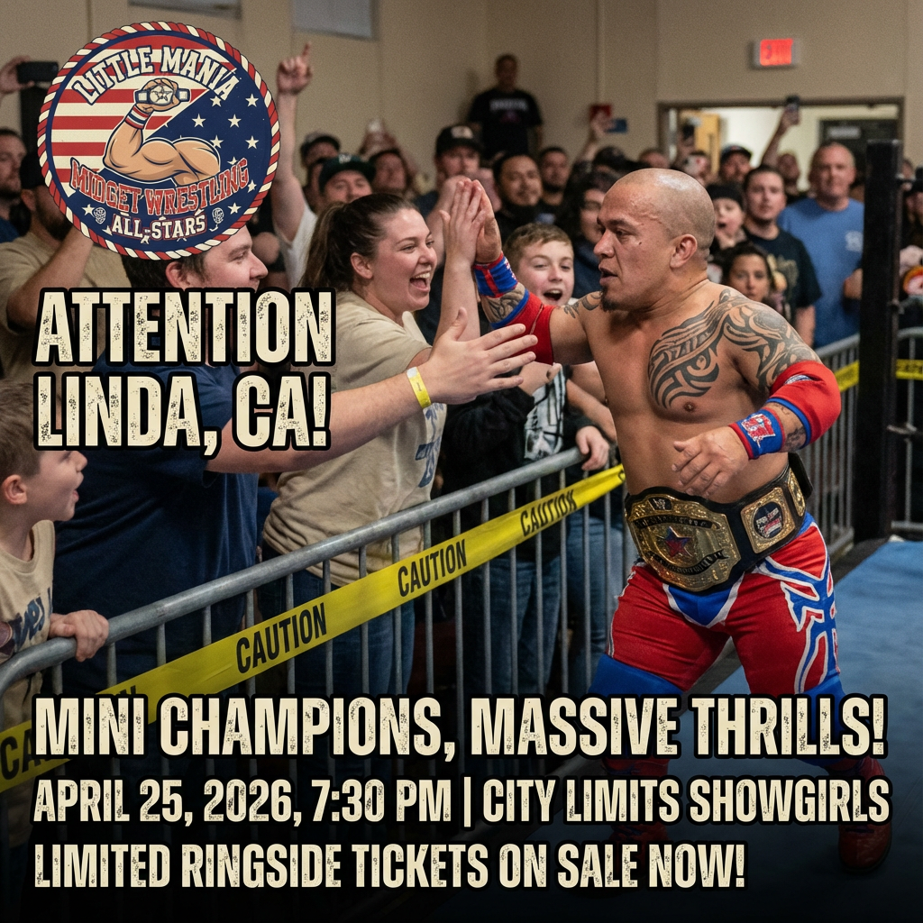 Little Mania: Saturday, April 25th, 2026, at 7:30 PM at City Limits Showgirls in Linda, CA!