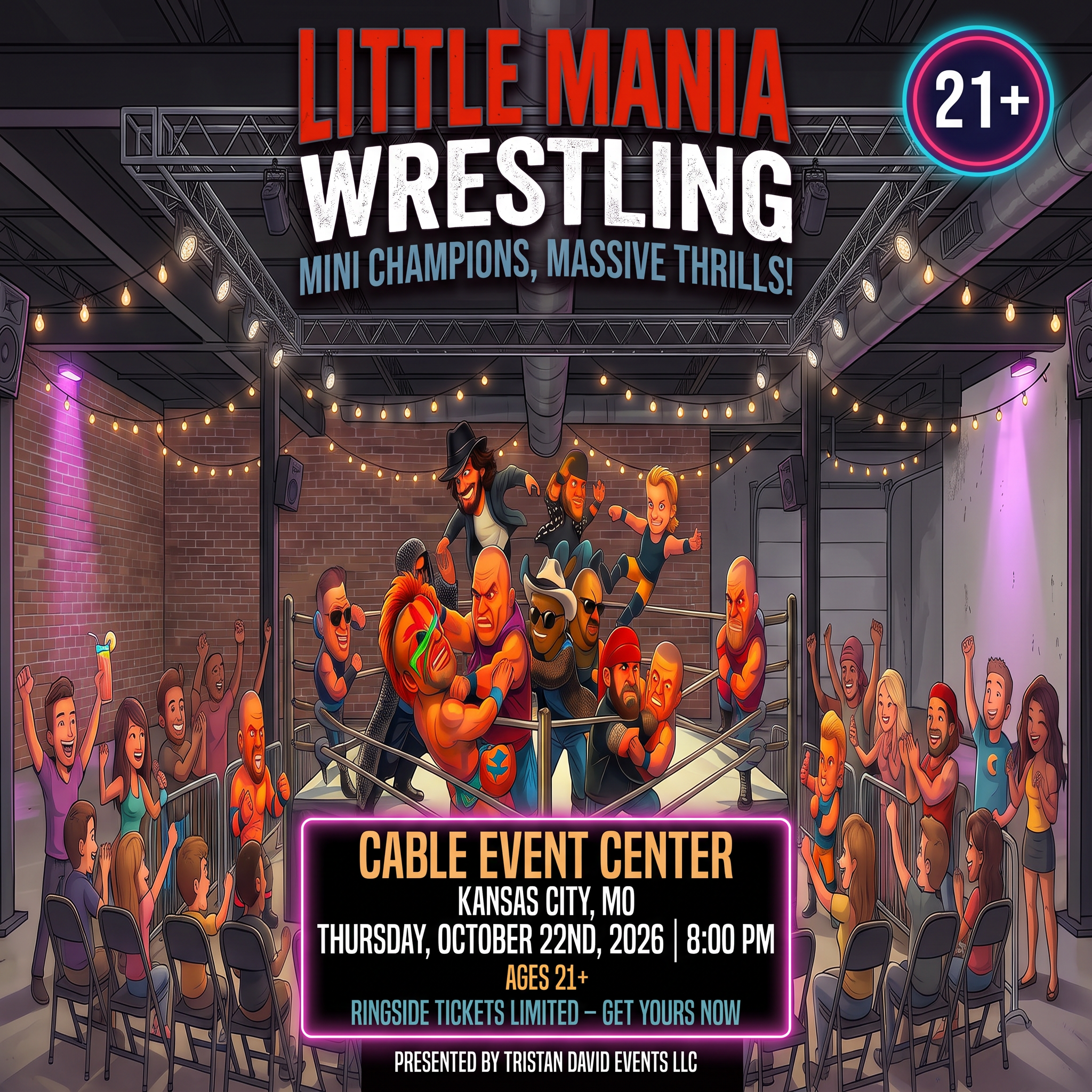Little Mania: Thursday, October 22nd, 2026, at 8:00 PM at Cable Event Center in Kansas City, MO!