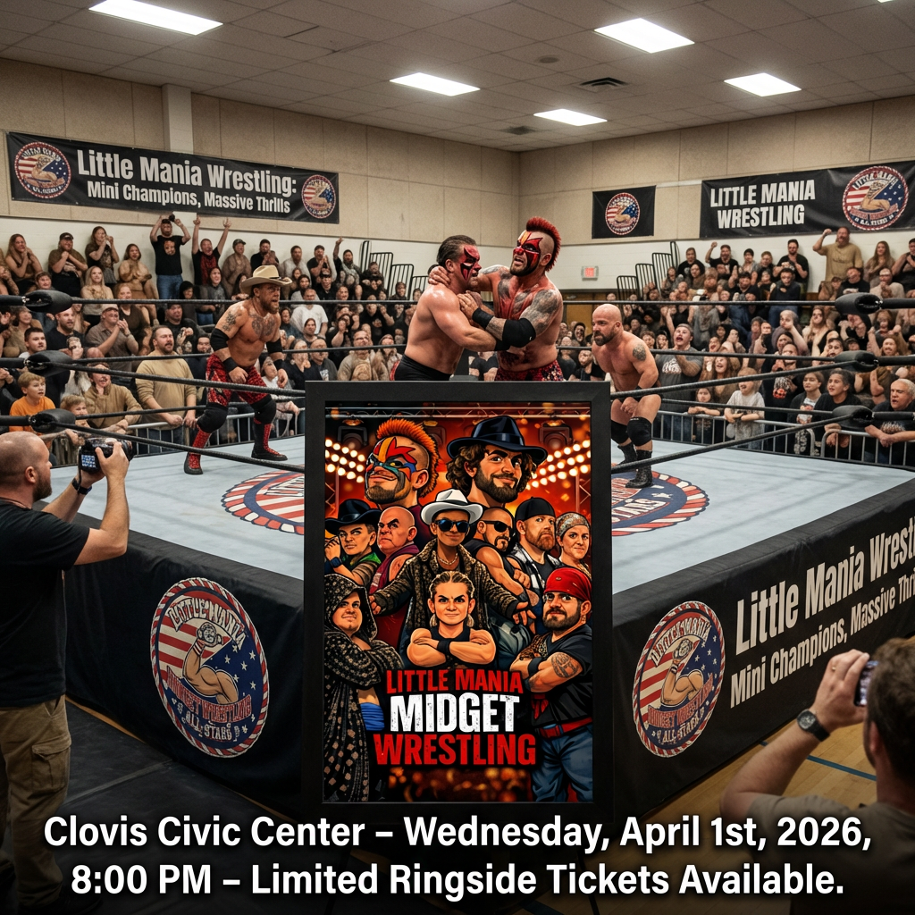 Little Mania: Wednesday, April 1st, 2026, at 8:00 PM at Clovis Civic Center in Clovis, NM!