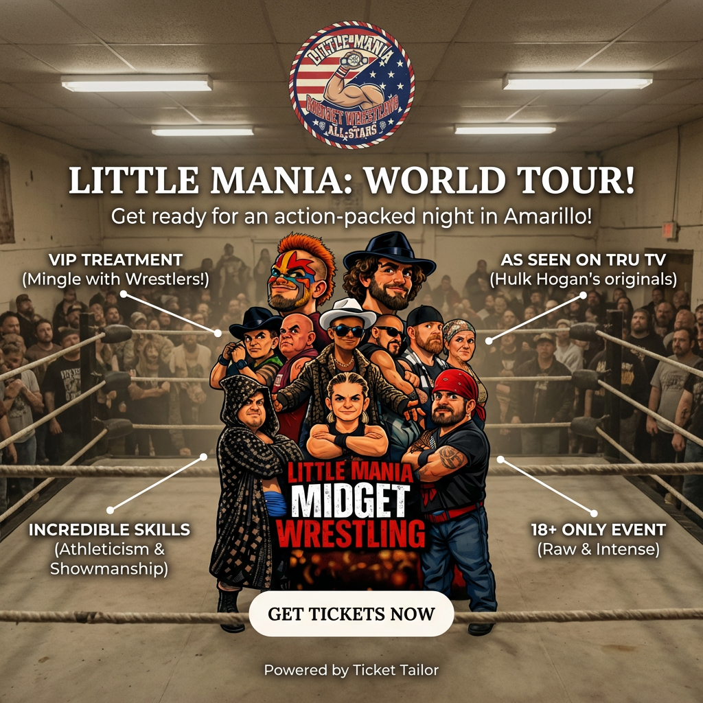 Little Mania: Tuesday, March 31, 2026, at 7:30 PM at David's Events Night Club in Amarillo, TX!