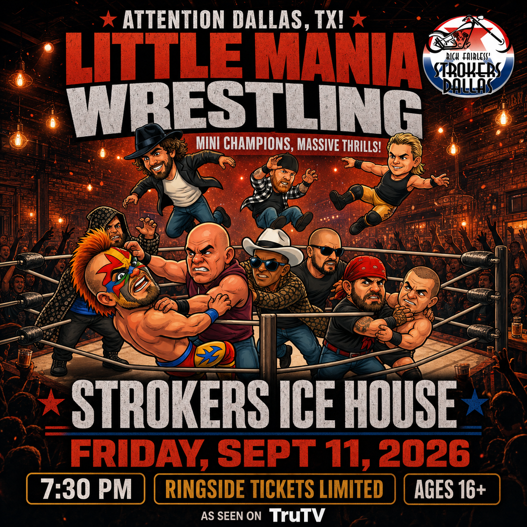Little Mania: Friday, September 11th, 2026, at 7:30 PM at Strokers Ice House in Dallas, TX!