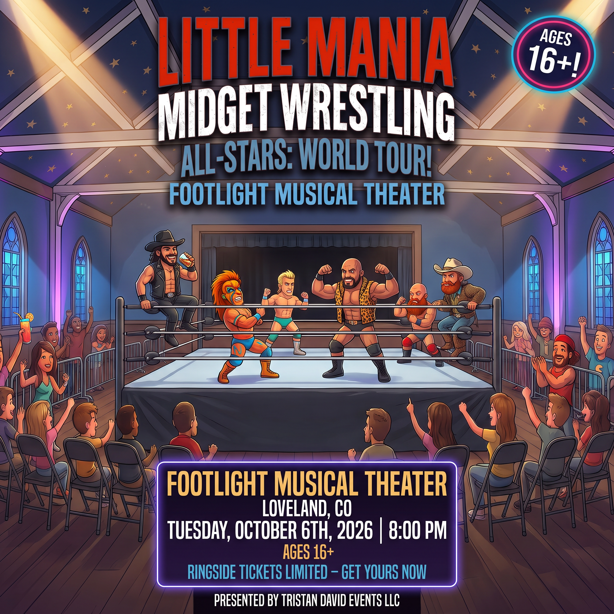 Little Mania: Tuesday, October 6th, 2026, at 8:00 PM at Footlight Musical Theater in Loveland, CO!