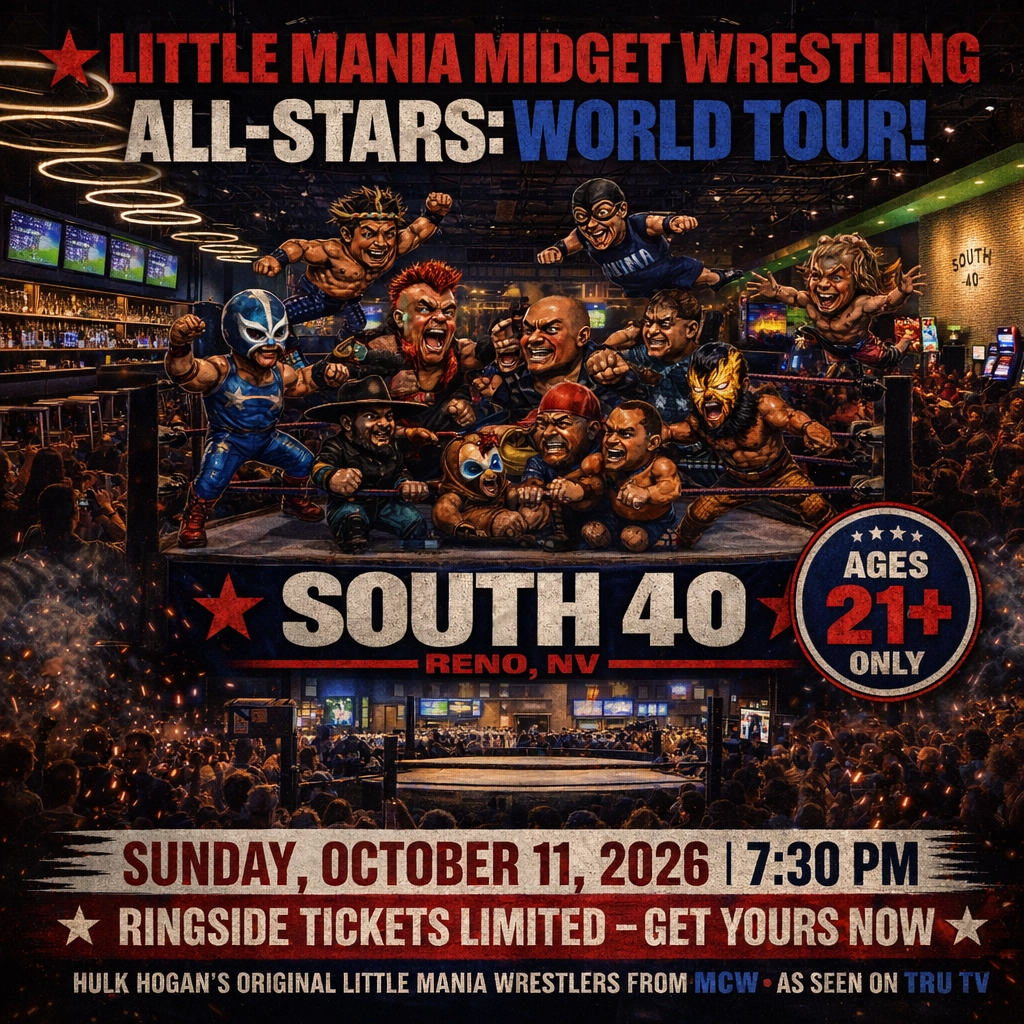 Little Mania: Sunday, October 11th, 2026, at 7:30 PM at South 40 in Reno, NV!
