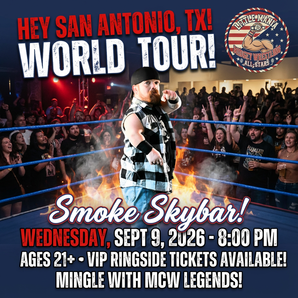 Little Mania: Wednesday, September 9, 2026, at 8:00 PM at Smoke Skybar in San Antonio, TX!