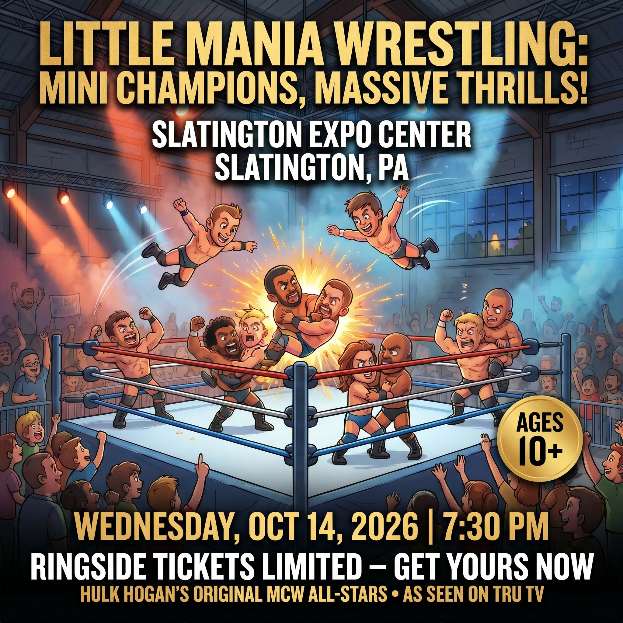 Little Mania: Wednesday, October 14th, 2026, at 7:30 PM at Slatington EXPO Center in Slatington, PA!