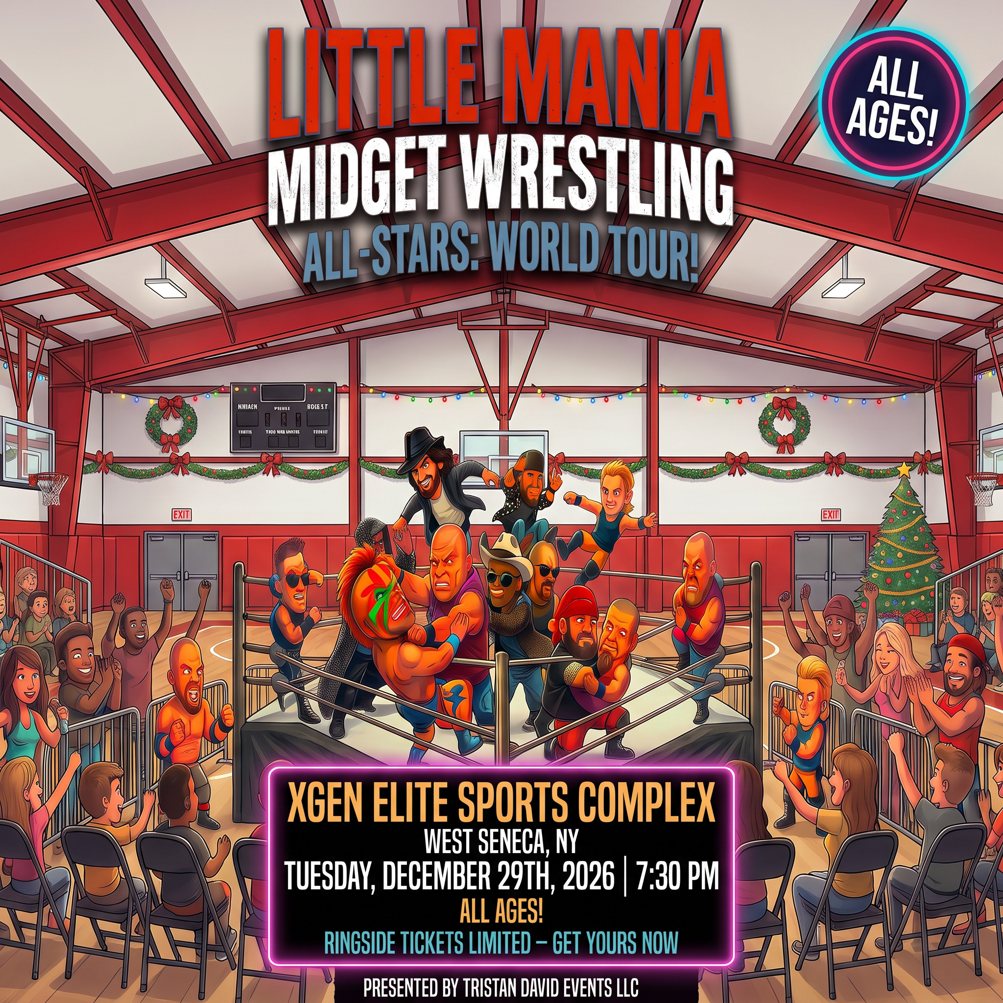 Little Mania: Tuesday, December 29th, 2026, at 7:30 PM at XGEN Elite Sports Complex in West Seneca, NY!
