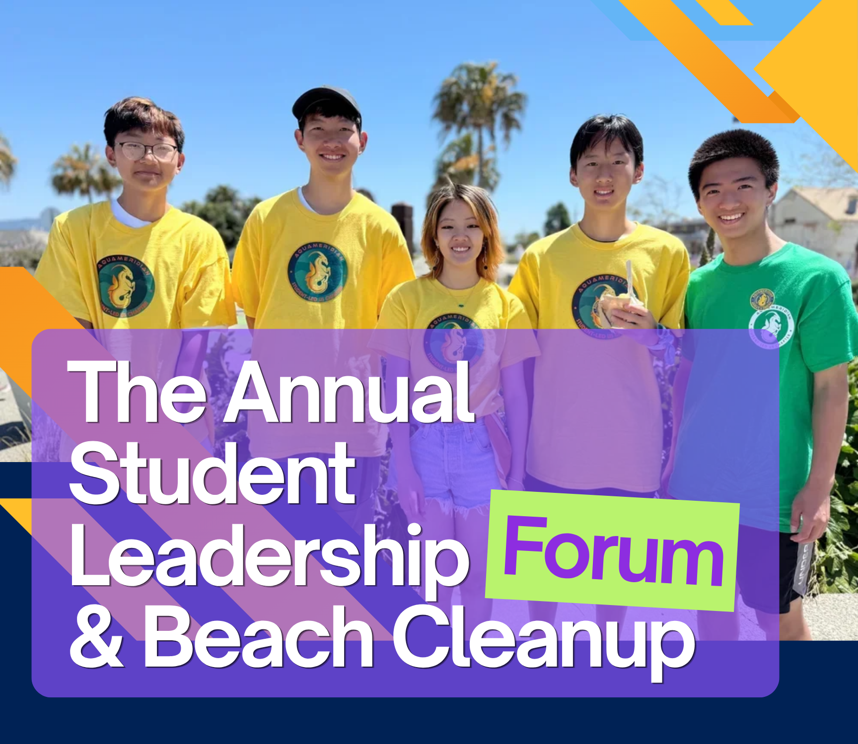 AquaMeridian US Presents: The Annual Student Leadership Forum &amp; Beach Cleanup - Sept 12, 2026