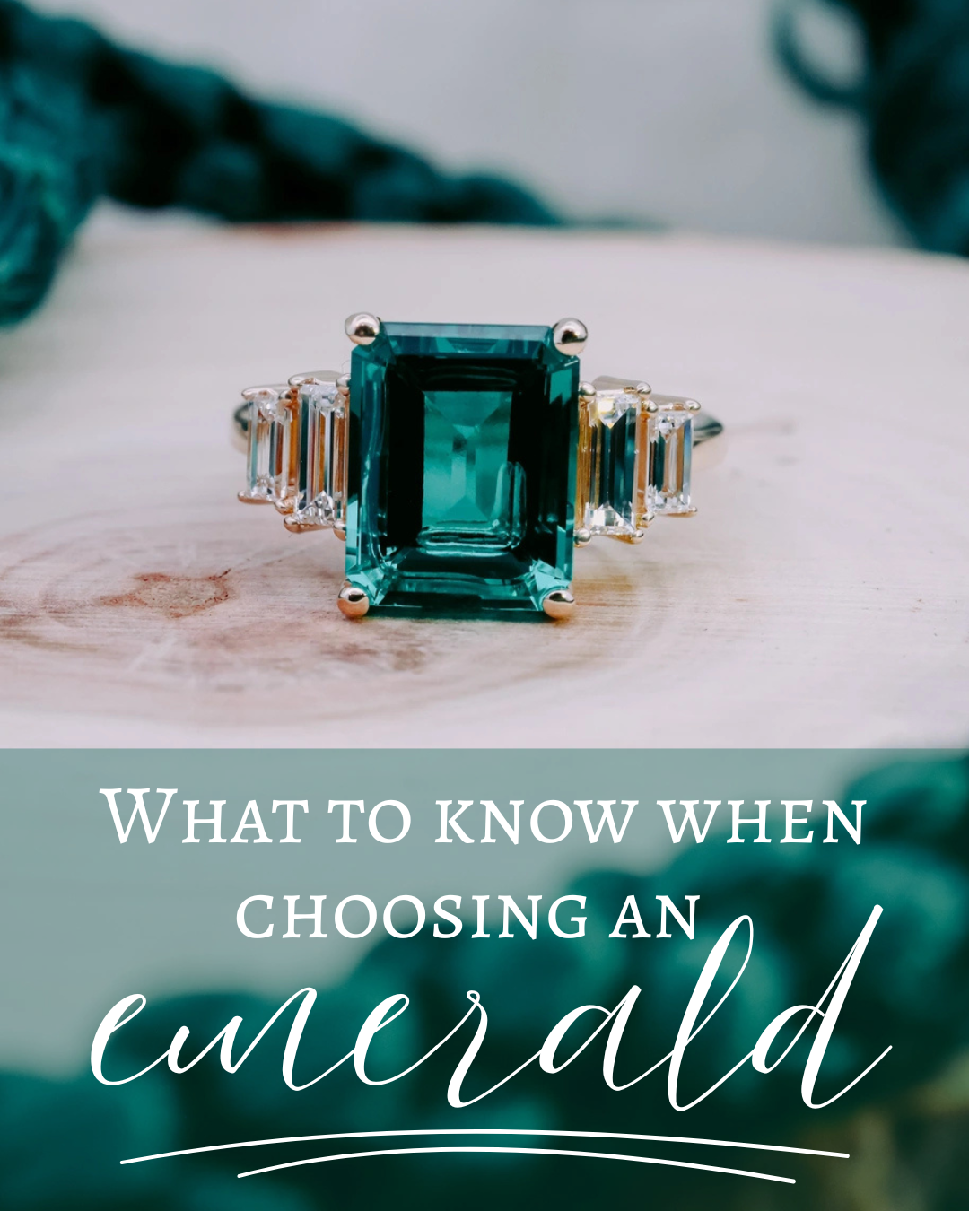 Emerald ring emerald cut in yellow gold pinterest thumbnail what you must know when choosing an emerald ring