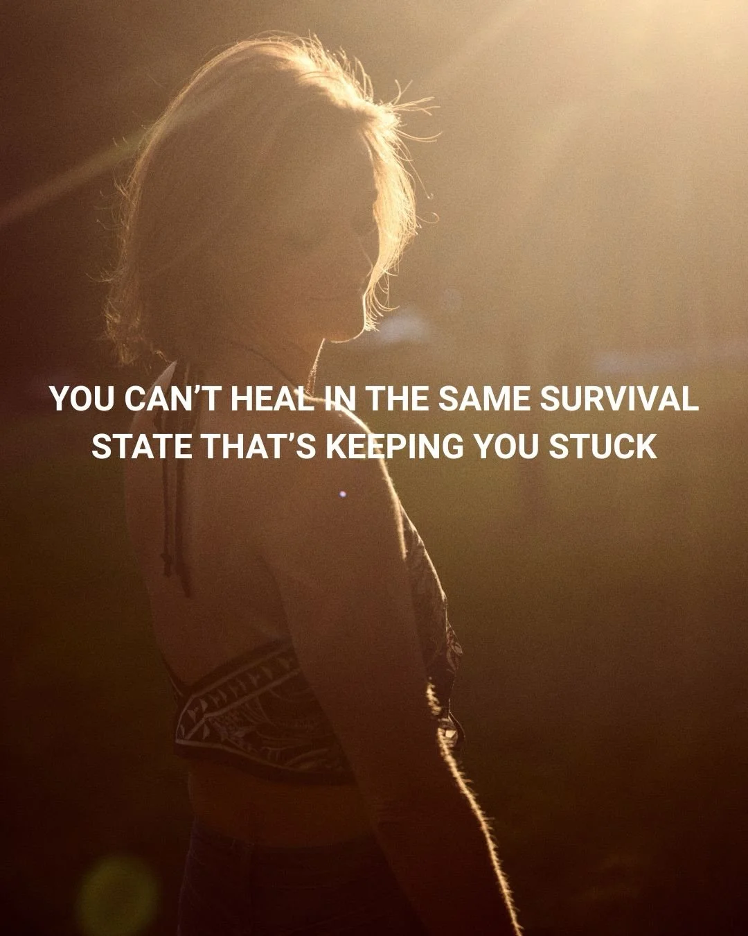 There comes a point where you realize&hellip;

You cannot keep abandoning yourself and expect to feel peaceful, fulfilled, clear, connected, or aligned.

You cannot think your way into safety.
You cannot force your nervous system into calm.
You canno