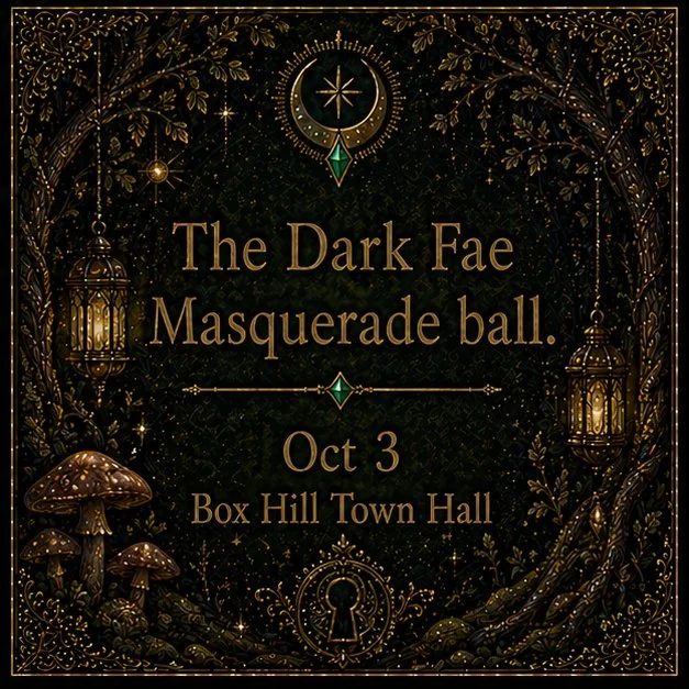 Dark Fae Masquerade Ball and fantasy market