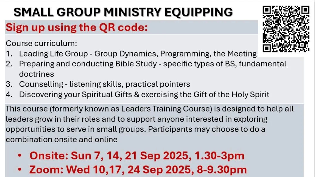 Small Group Ministry Equipping