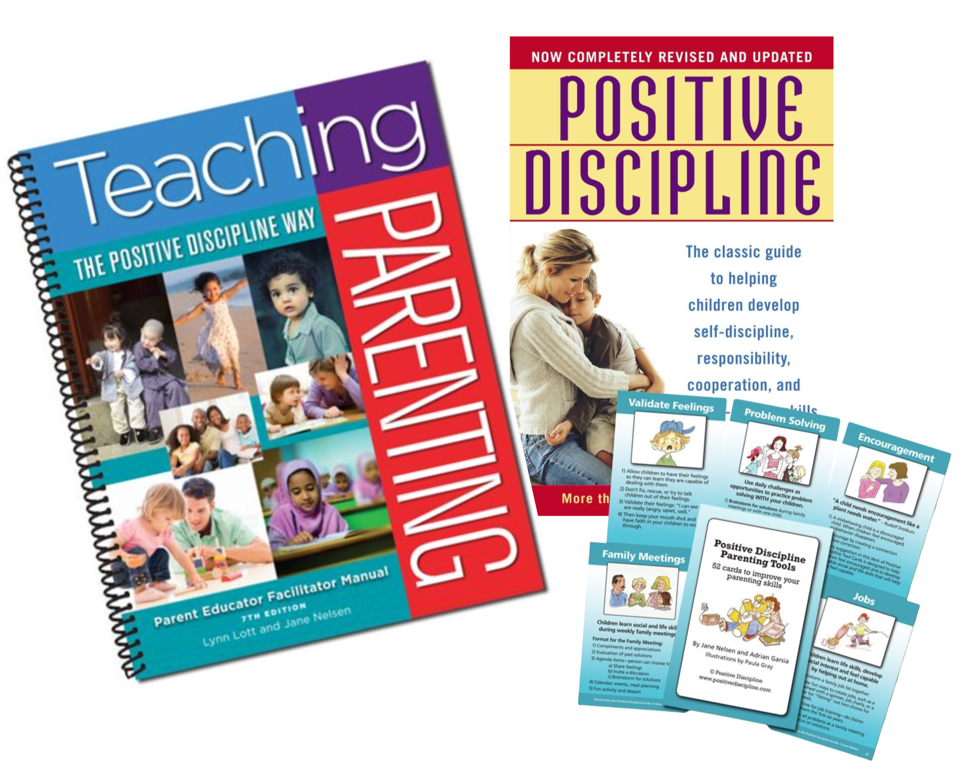 Teaching Parenting Manual, Books, and Tool Cards