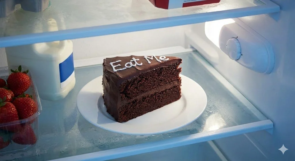 Why eating cake is easier than following up on invoices.