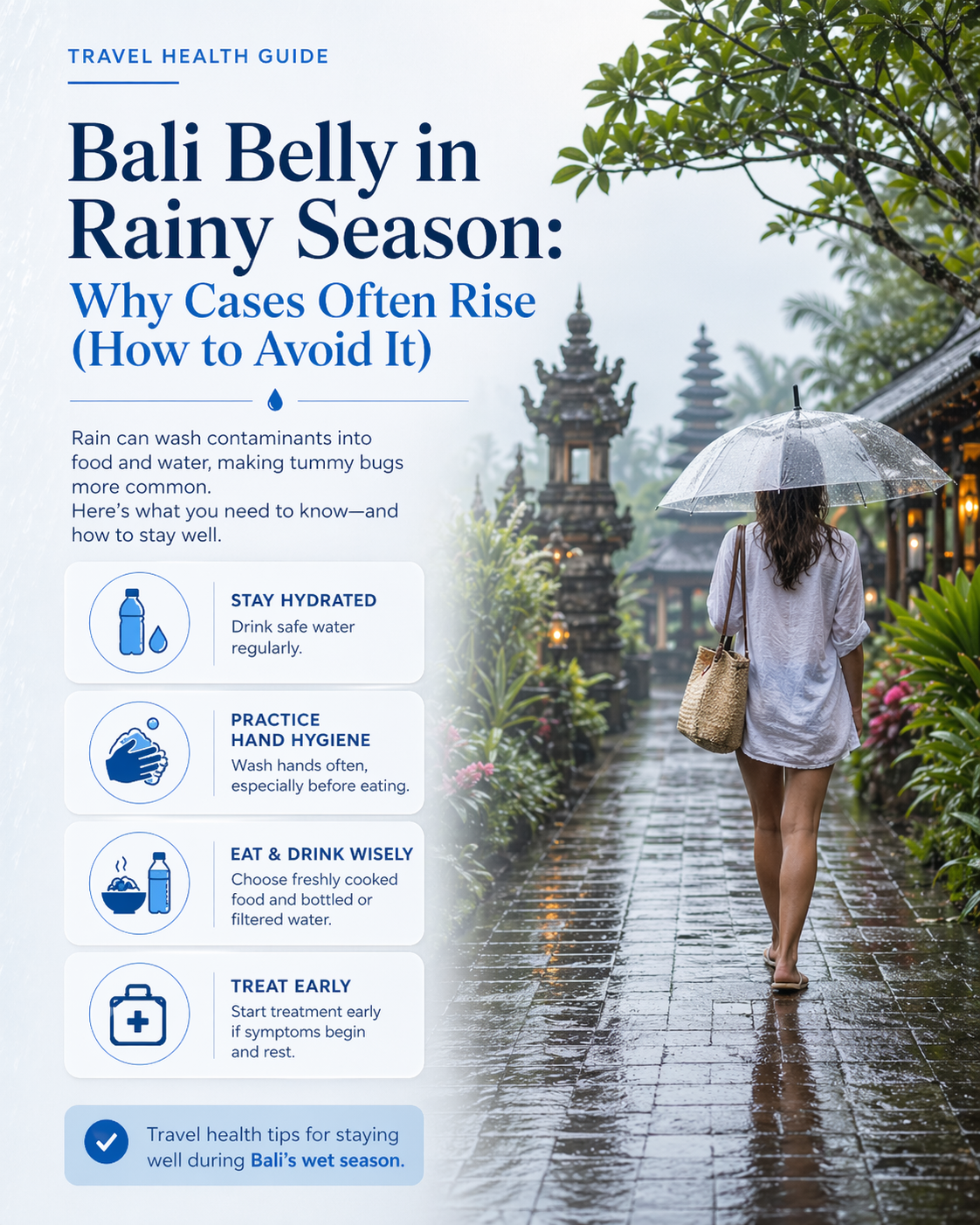 Bali Belly in Rainy Season: Why Cases Often Rise (How to Avoid It)