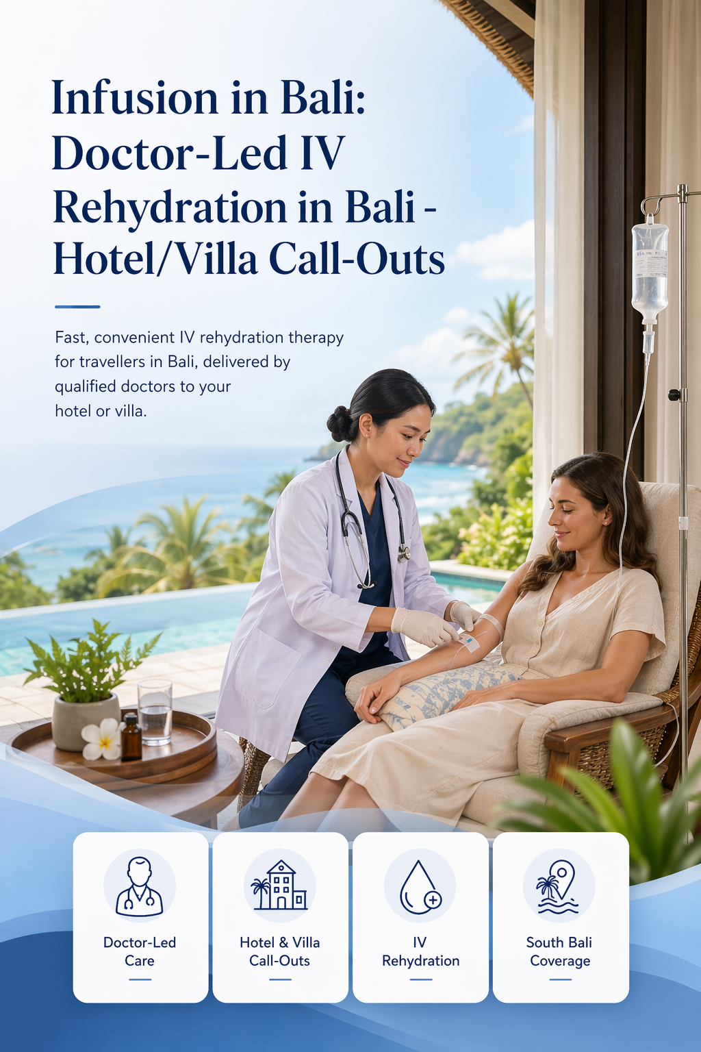Dehydration in Bali: Doctor-Led IV Rehydration 
