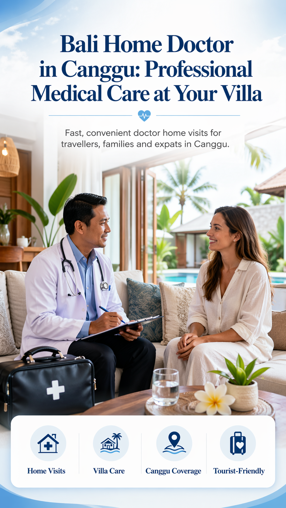 Bali Home Doctor in Canggu: Professional Medical Care at Your Villa