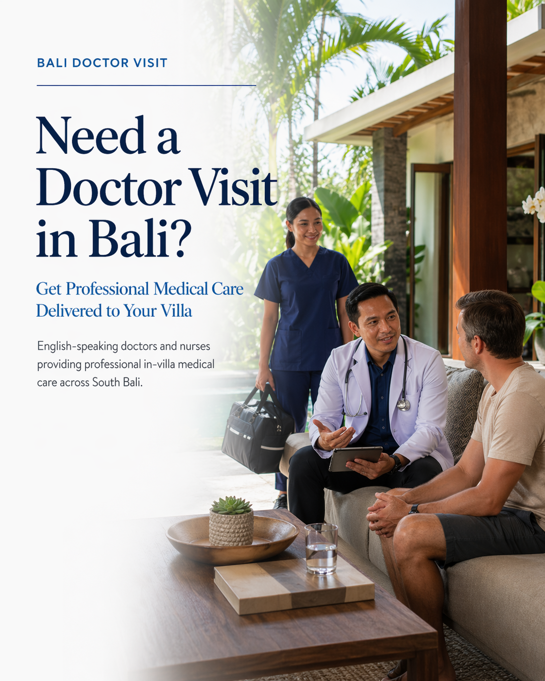 Need a Doctor Visit in Bali? Get Professional Medical Care Delivered to Your Villa