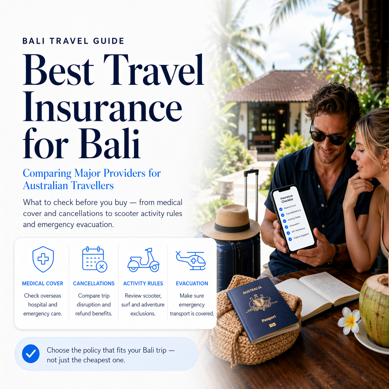 Best Travel Insurance for Bali: Comparing Major Providers for Australian Travellers in 2026
