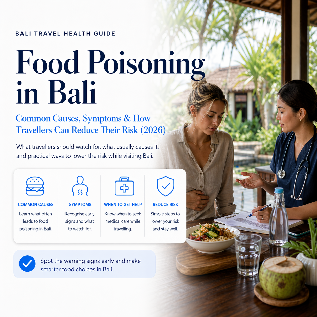 Food Poisoning in Bali: Common Causes, Symptoms &amp; How Travellers Can Reduce Their Risk (2026)
