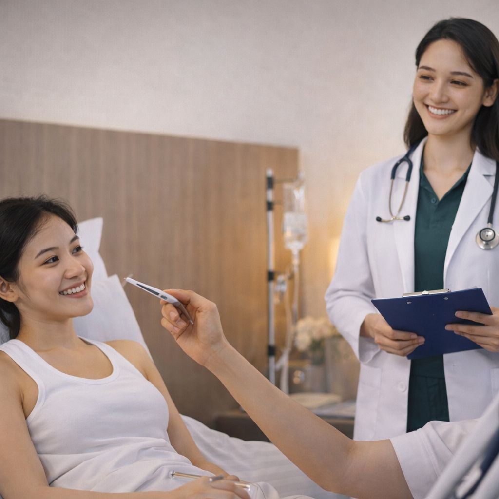 Dr Ari Saraswati with patient