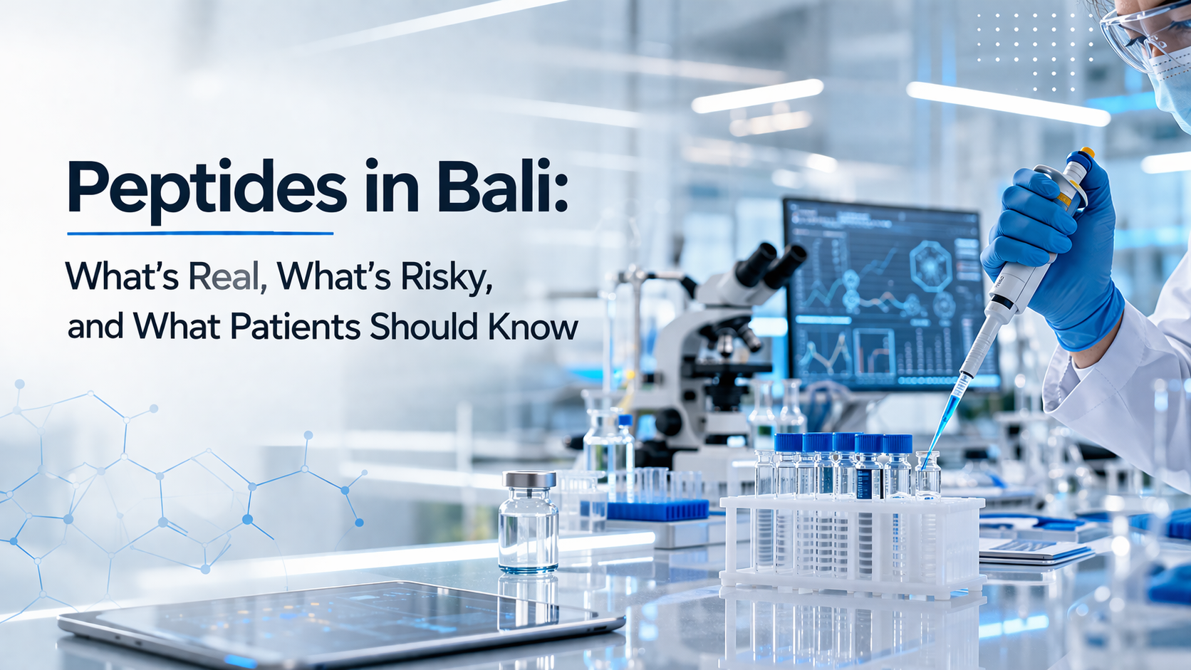 Peptides in Bali: What's Real, What's Risky, and What Patients Should Know  — Bali Belly Doctor