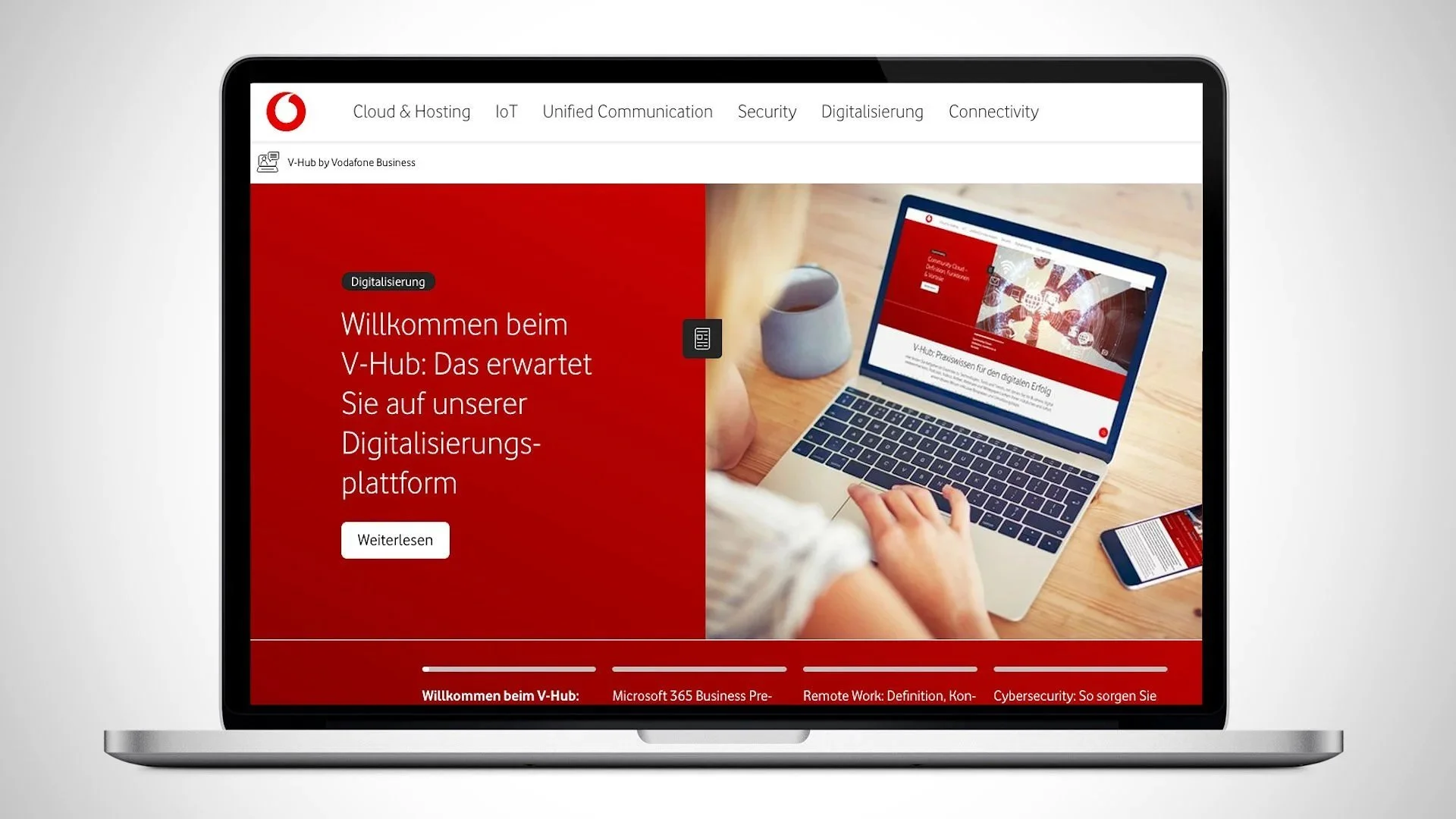 V-Hub von Vodafone Business