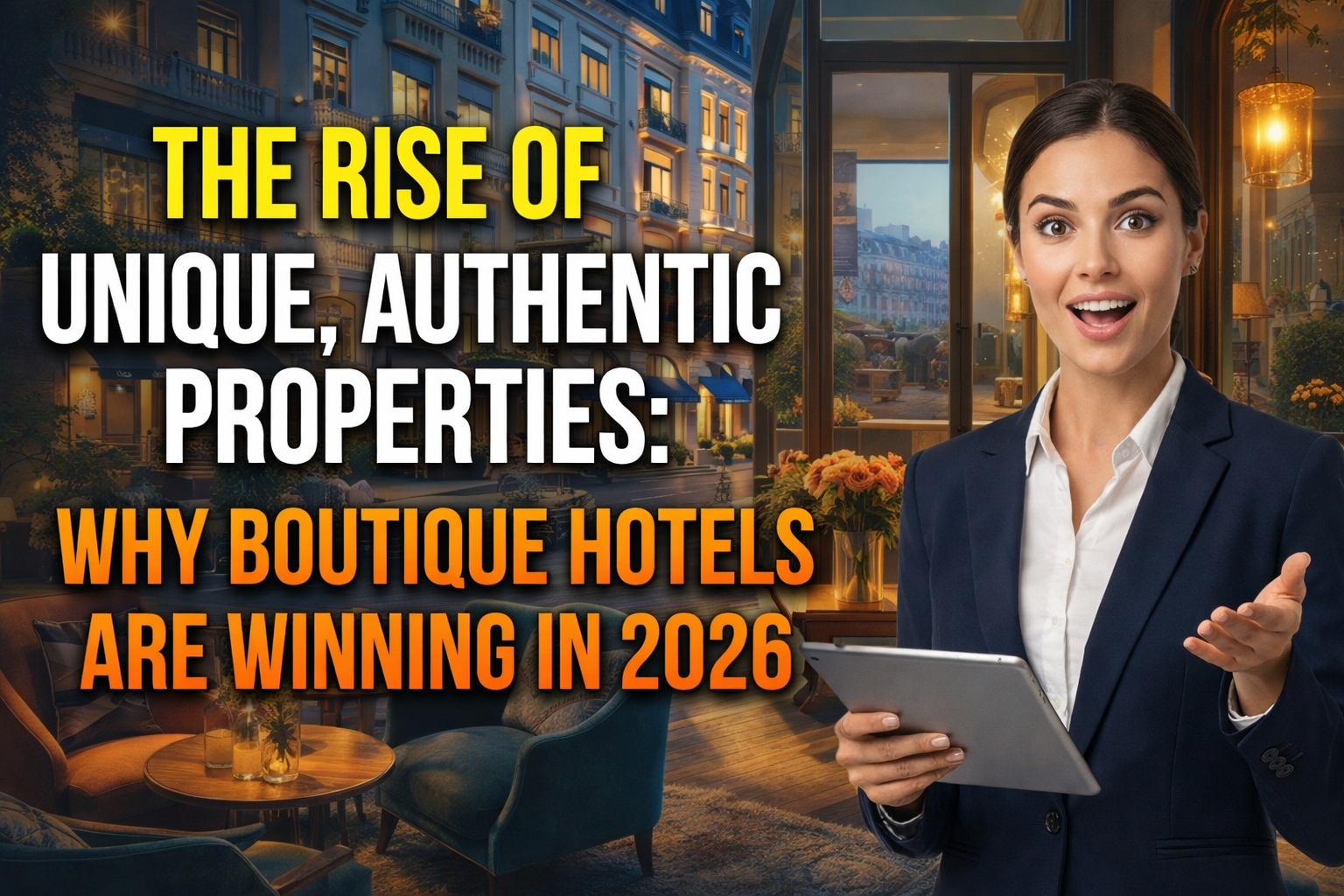 The Rise of Unique, Authentic Properties: Why Boutique Hotels Are Winning in 2026