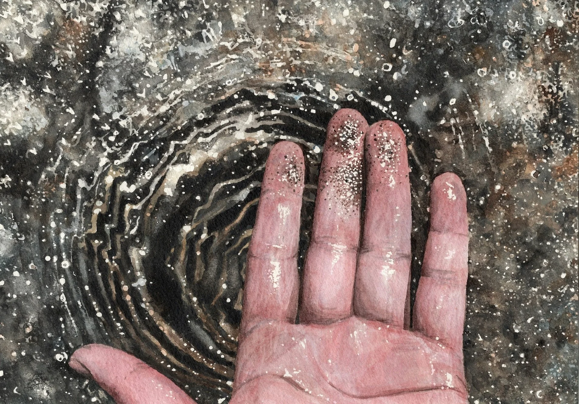 THE HAND/HANDEN - 2025 watercolor 20x30cm