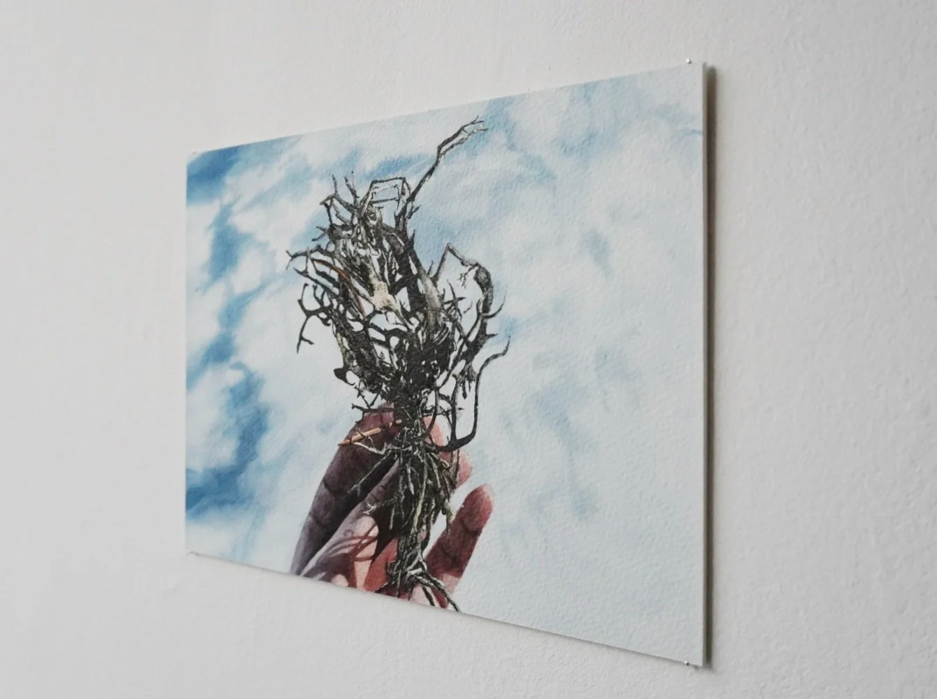 THE CLAW/KLÖSET (INSTALLATION VIEW) - 2025 watercolor 20x30 cm