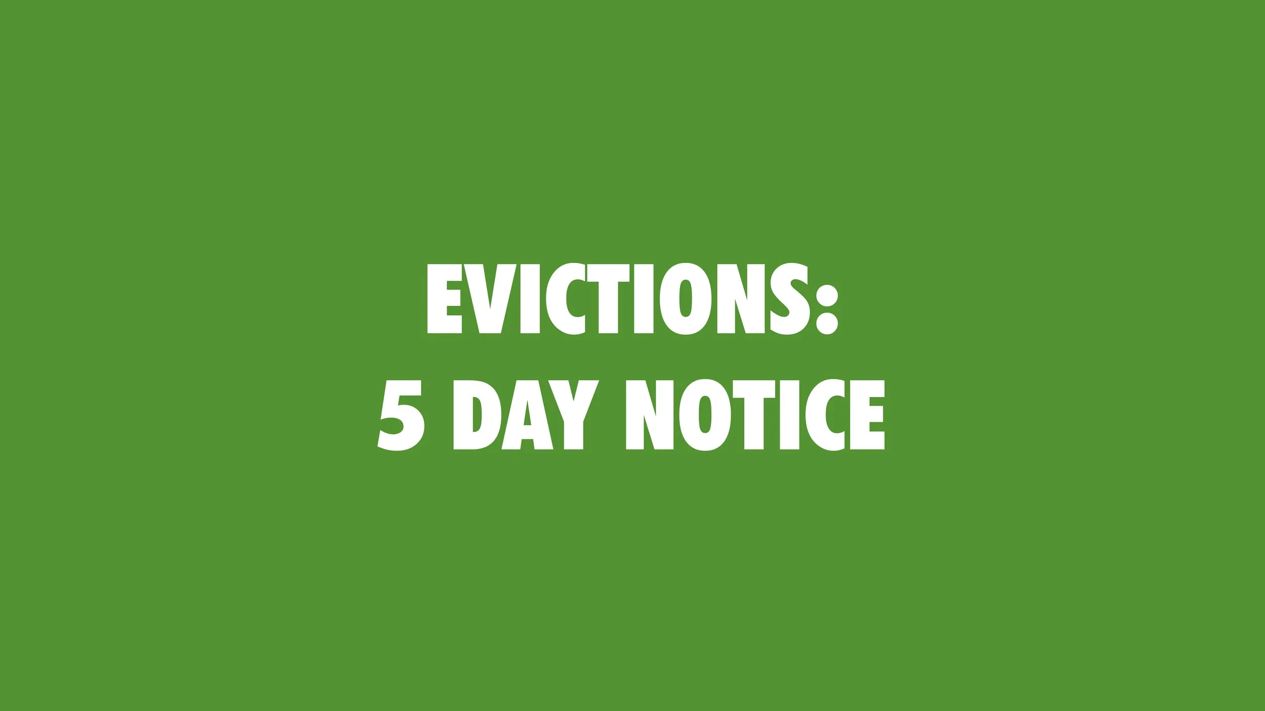 Eviction Information — SCLS