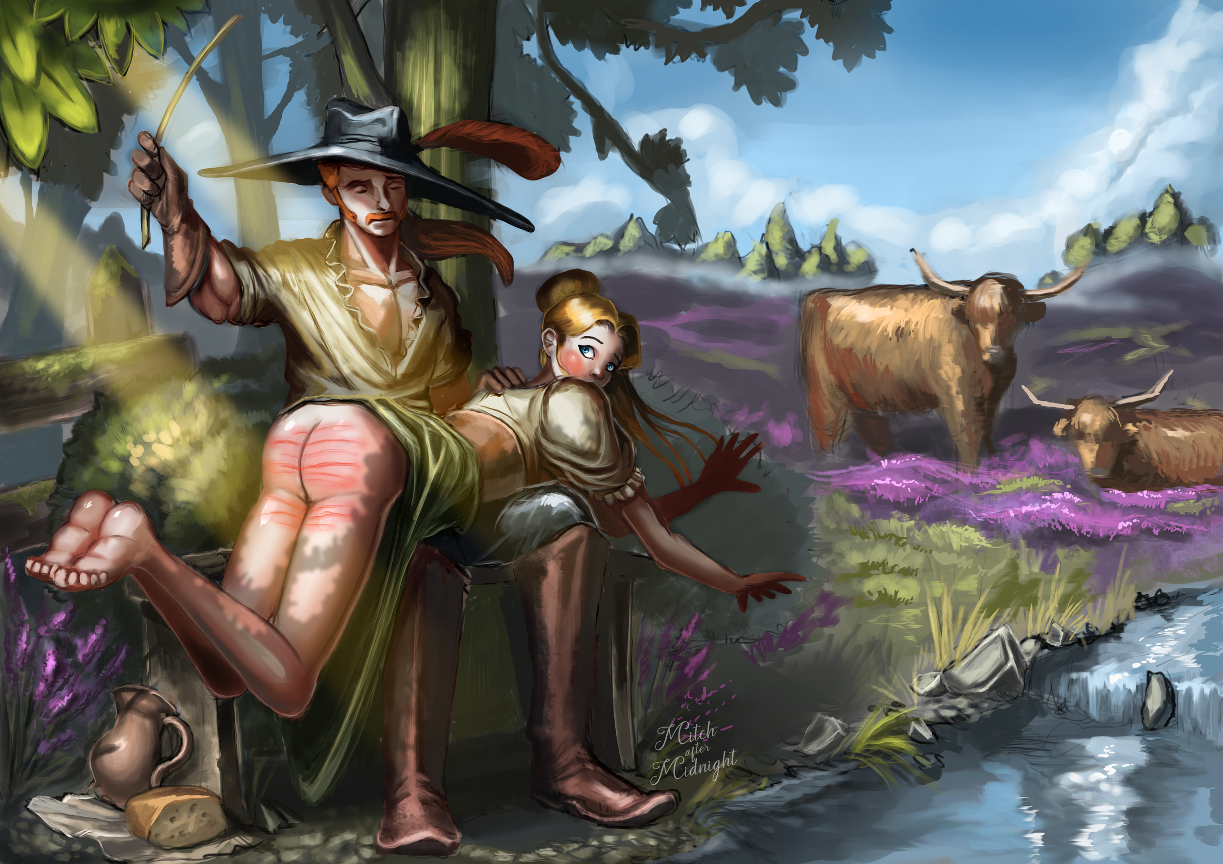 Mitch After Midnight, Spanking Artwork Part 3