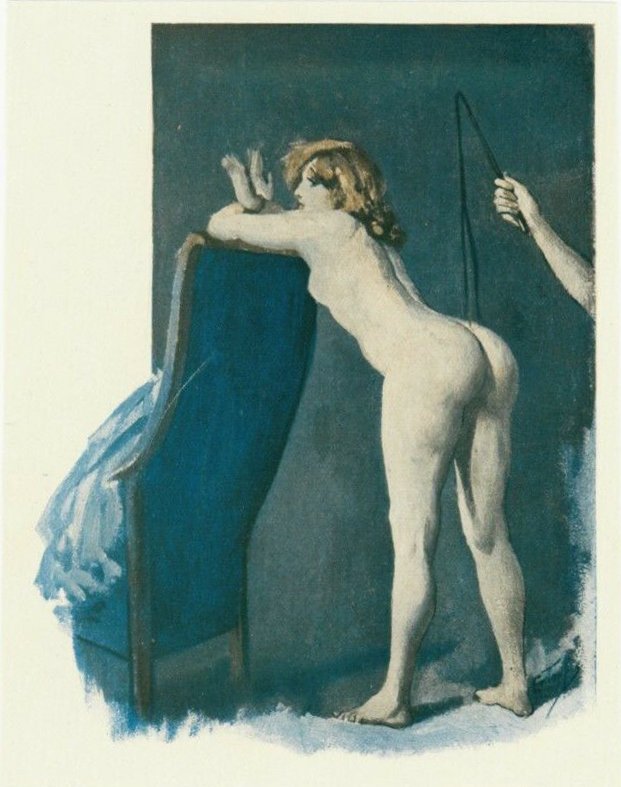 Georges Topfer, 'Les Humiliations de Miss Madge' Spanking Illustrations_5.jpg