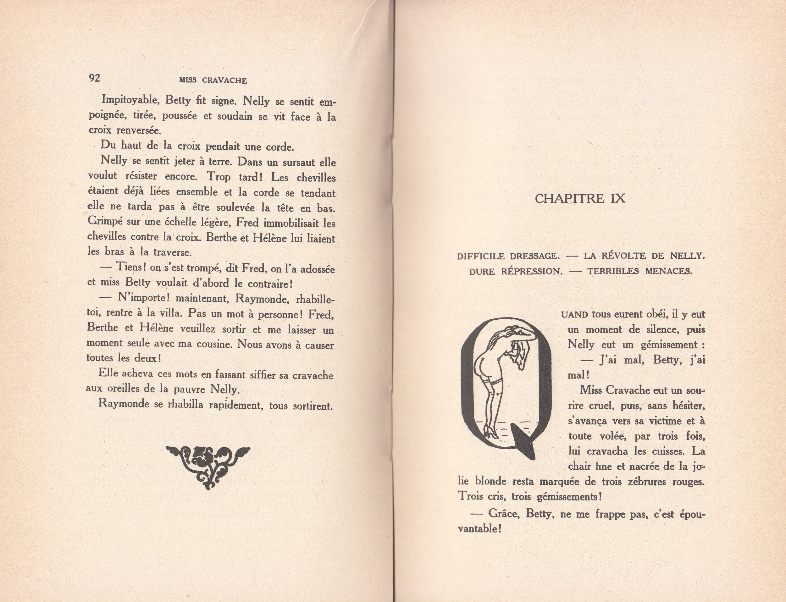 Novel Georges Topfer, 'Miss Cravache ou Les Vierges Esclaves' Spanking Illustrations_13.jpg