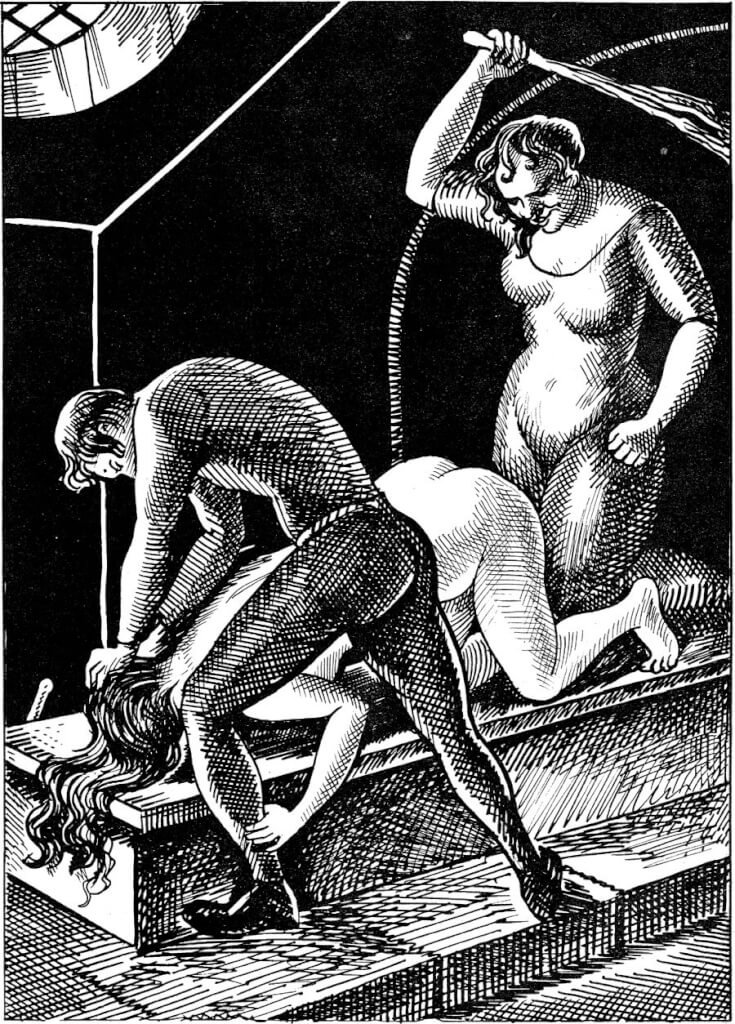 Anonymous, %22Nell in Bridewell%22 Spanking Illustrations_1932_1.jpeg