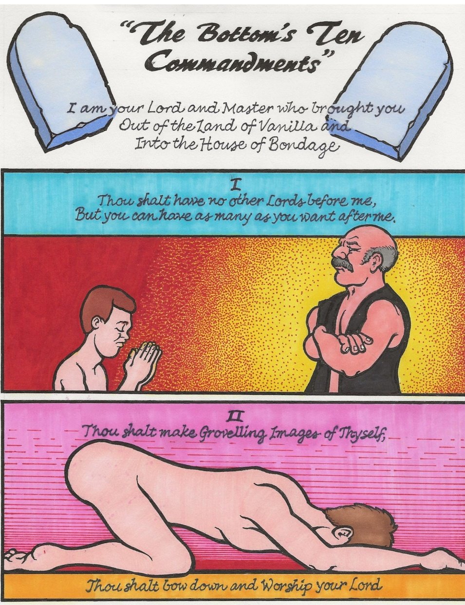 The Bottom's Ten Commandments by Copper