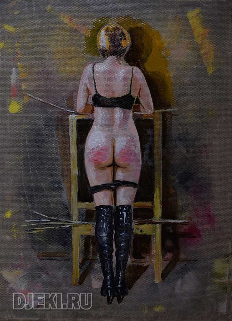 Djeki Spanking Art Part 2, Oil Paintings_1.jpeg