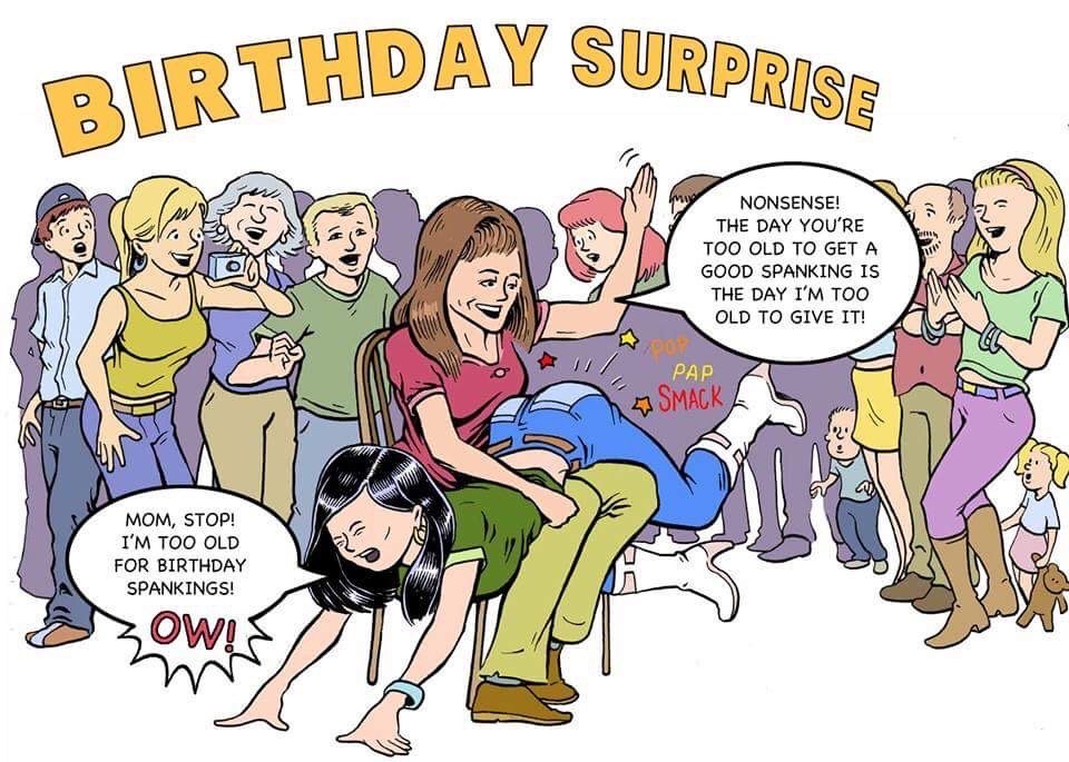 Birthday Spankings by Mister Morris