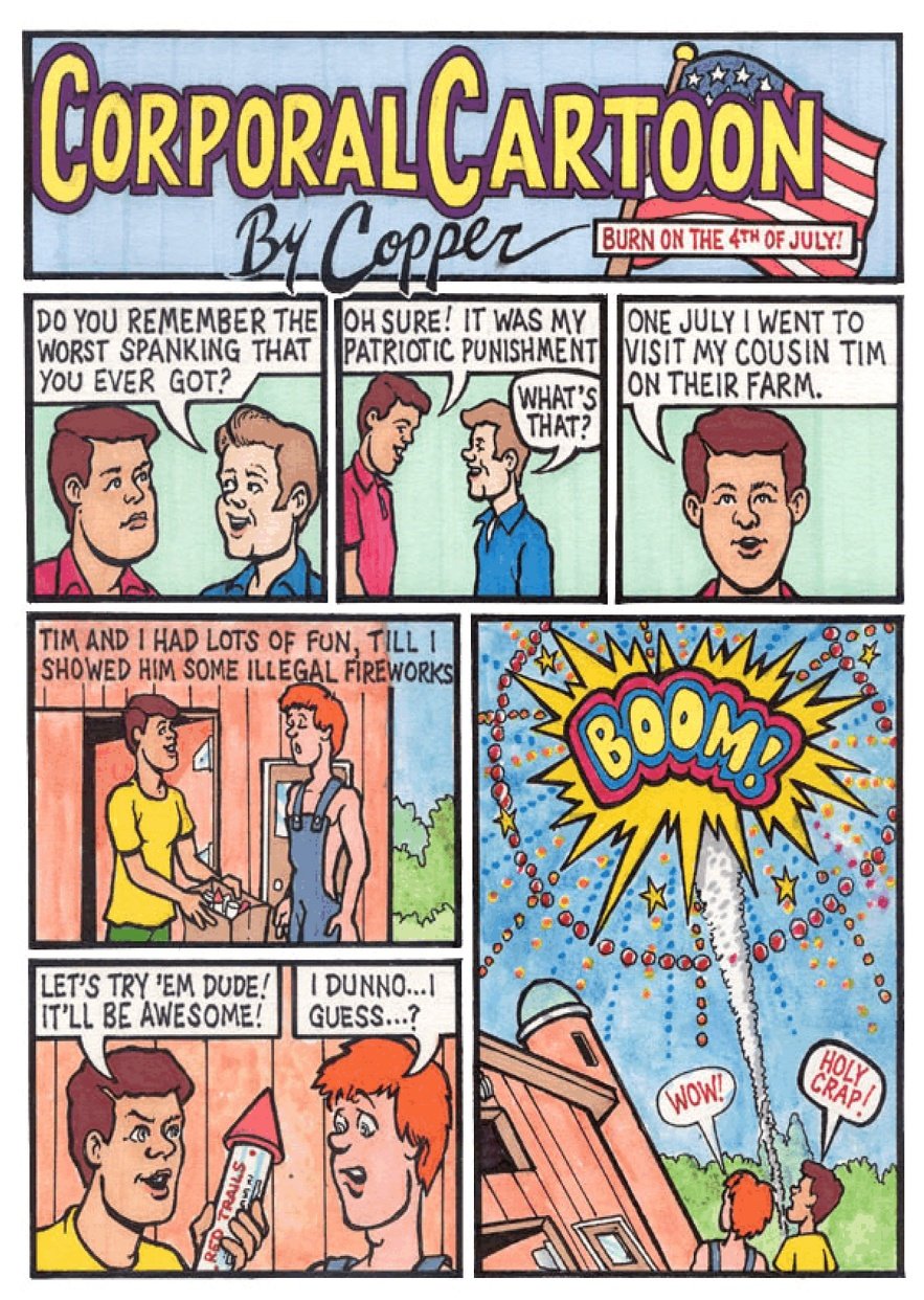 Copper, Corporal Cartoons %22Burn on the 4th July%22_1.jpeg