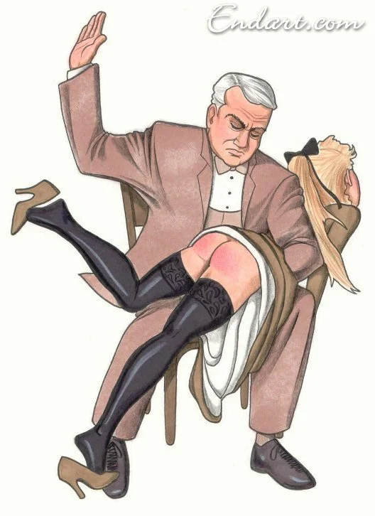 EndArt Part 30, M:F Bare Bottom Hand Spanking Art _27.jpg