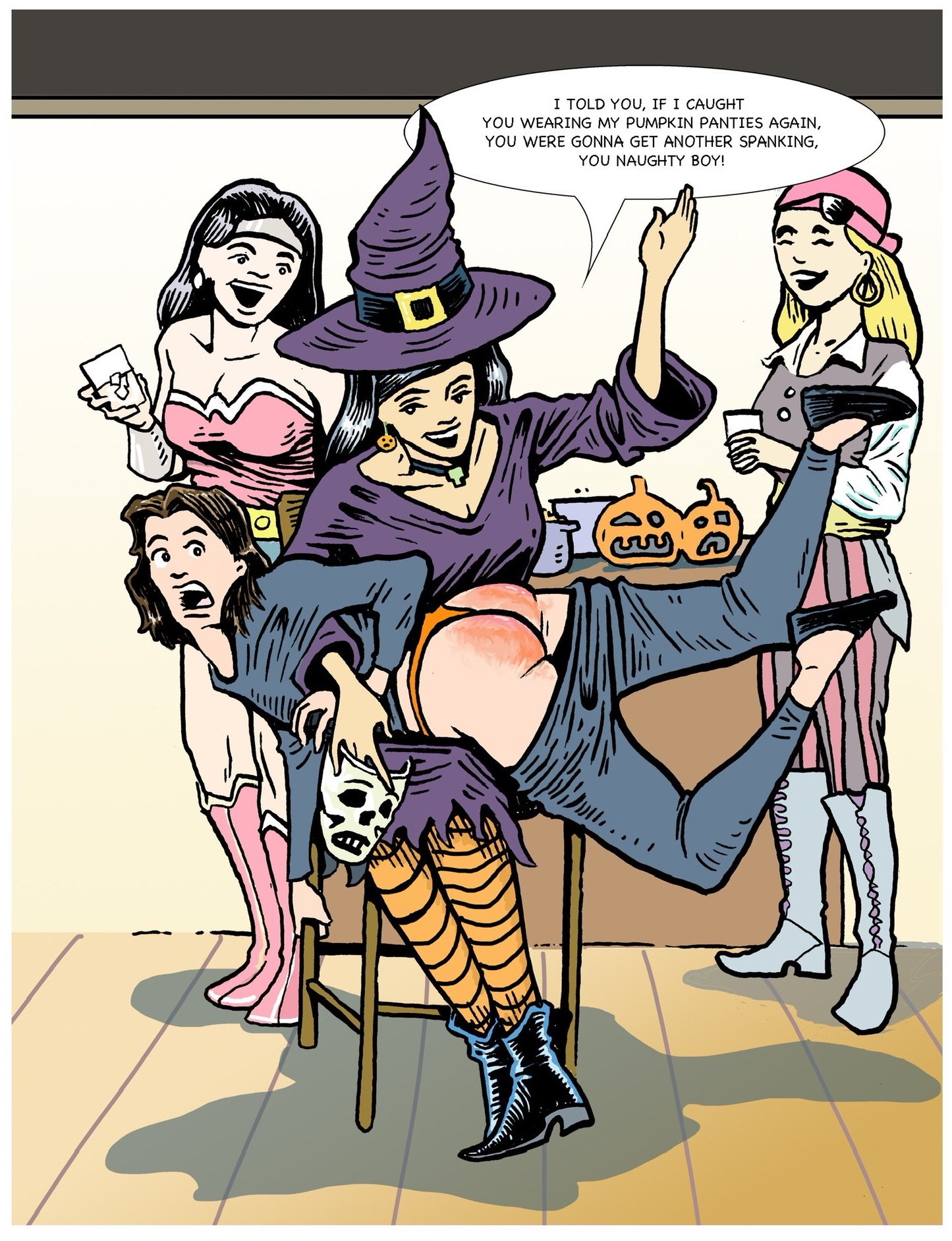 Mister Morris, Halloween Spanking Festivities_3.jpeg