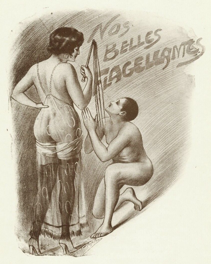 Georges Topfer, 'Nos Belles Flagellantes' Spanking Illustrations_7.jpg