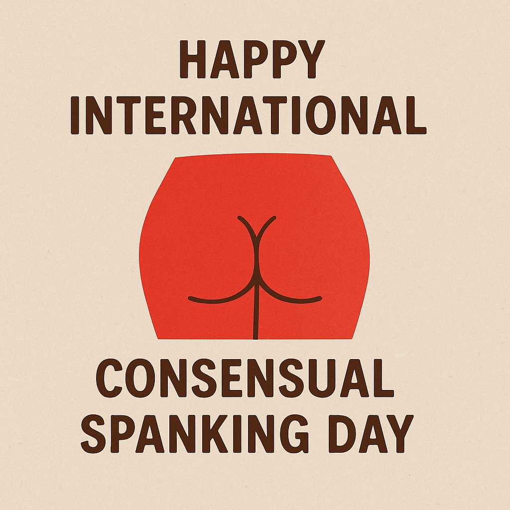 Happy International Consensual Spanking Day, everyone! 🍑 👋