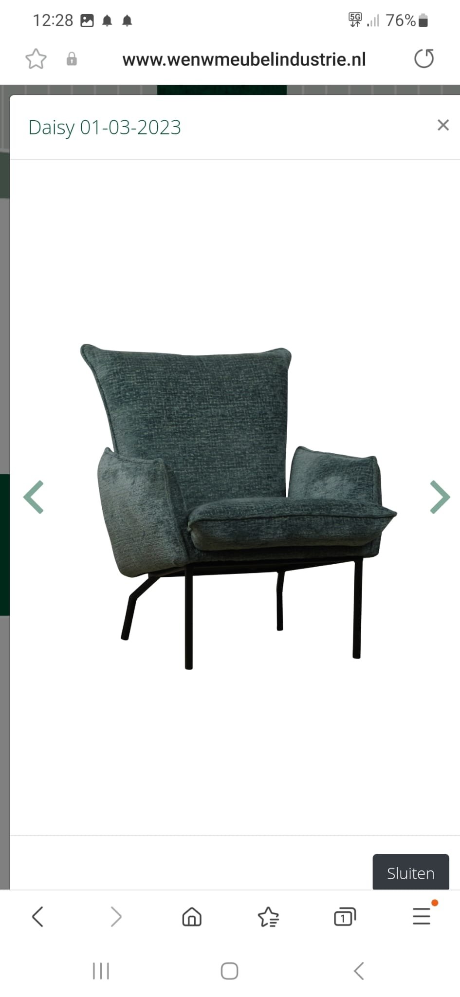 Fauteuil asgrijs