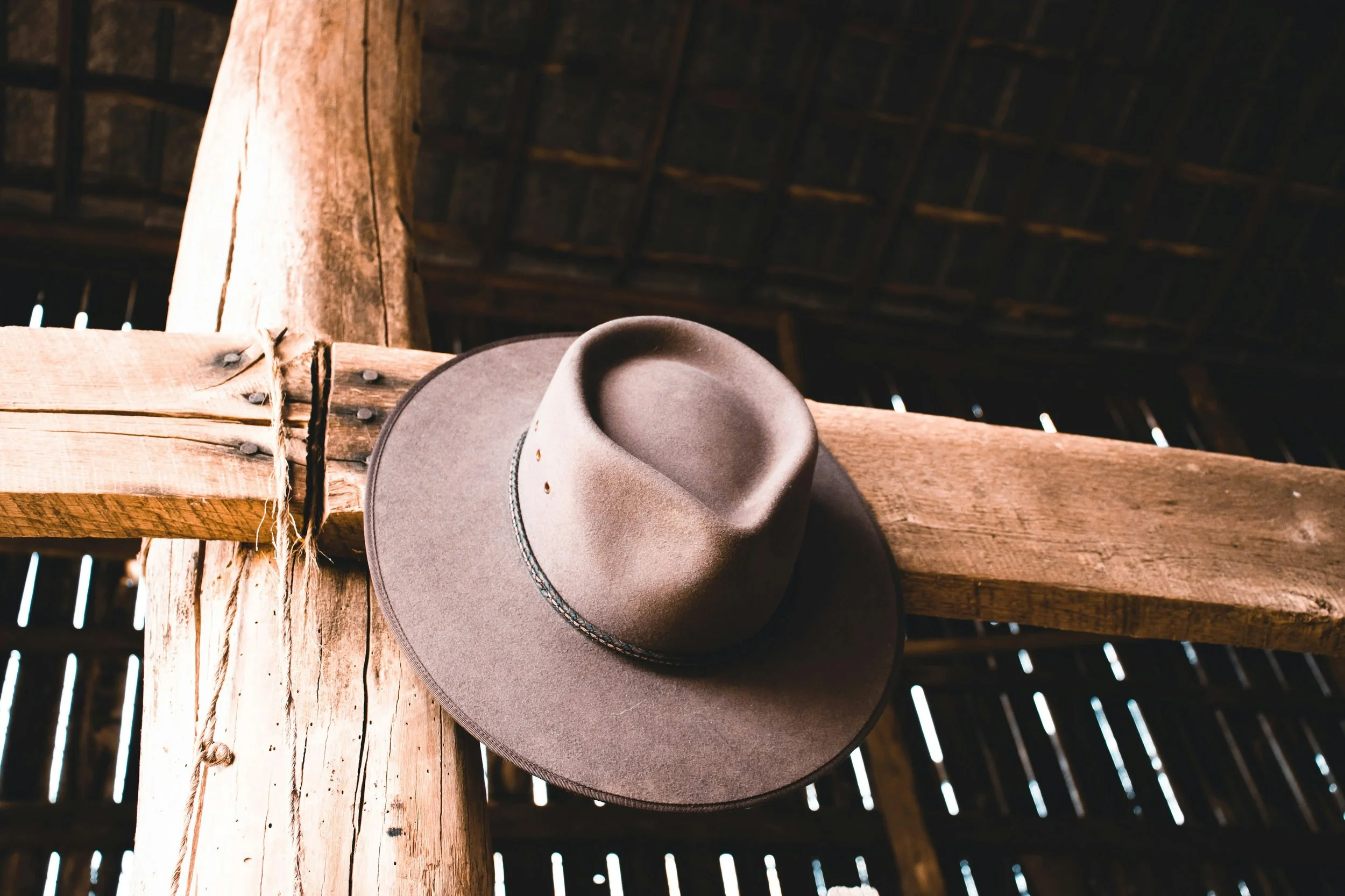 A photograph of a cowboy hat to signify Beyonce's Cowboy Carter album and the intersection of identities.